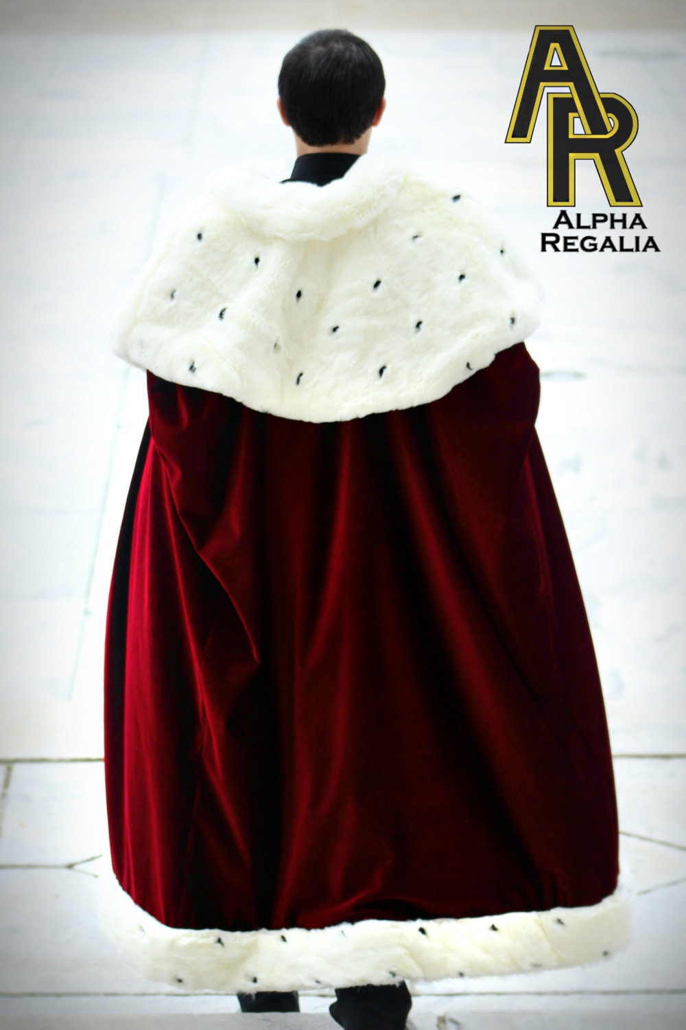 Burgundy King's Cloak King's Cape Royal Cape