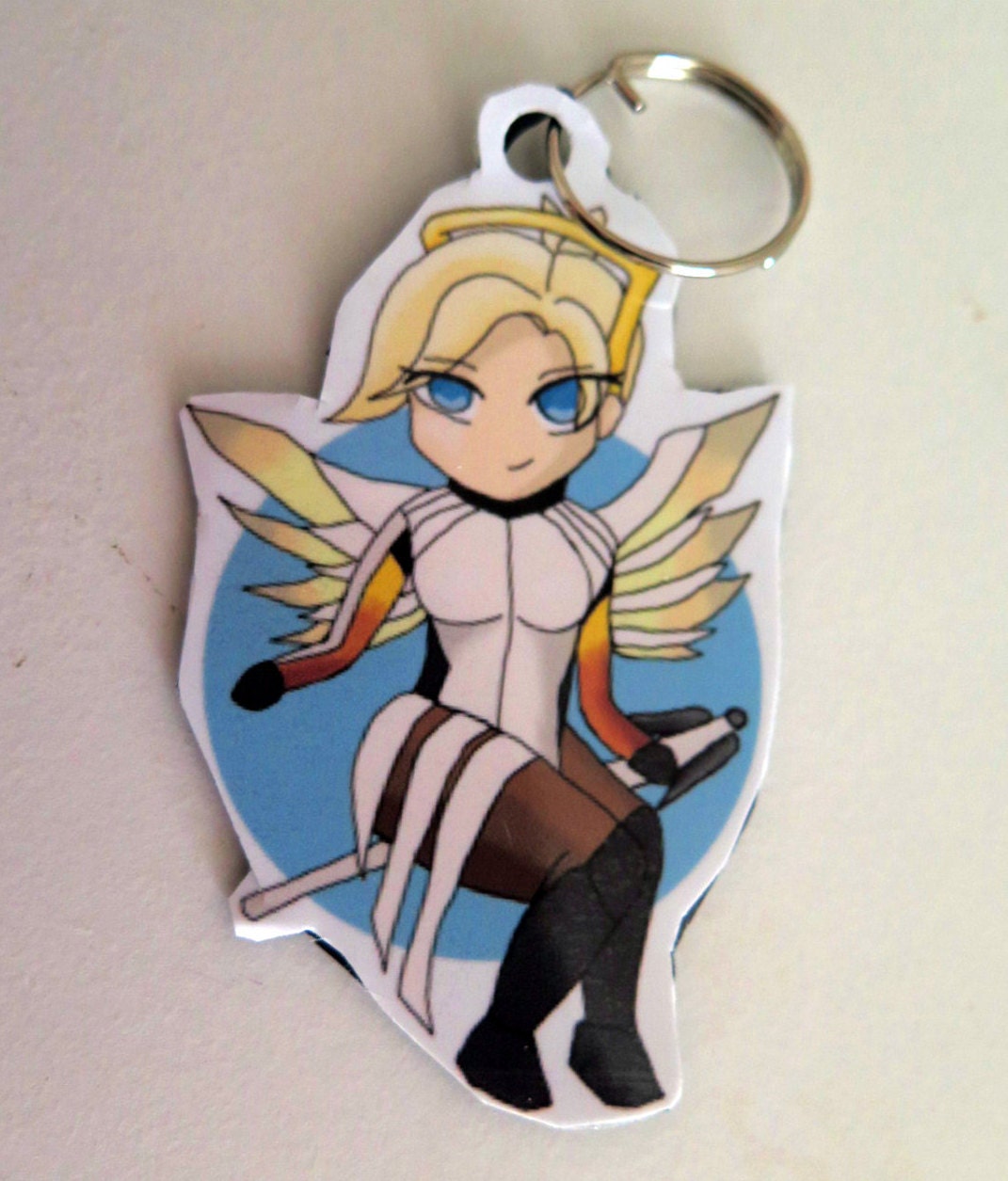 overwatch mercy keychain