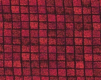 Squares Textured Tiles Fuschia Michael Miller Fabric 1 yard