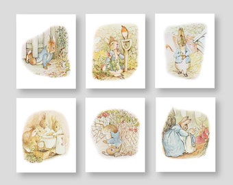 Peter Rabbit Wall Decor - Beatrix Potter Nursery - Storybook Nursery - Gender neutral Nursery Decor (PR-001)