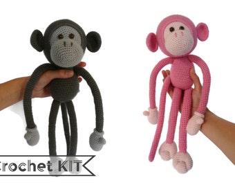 Amigurumi kit Mike The Monkey - Crochet toy kit