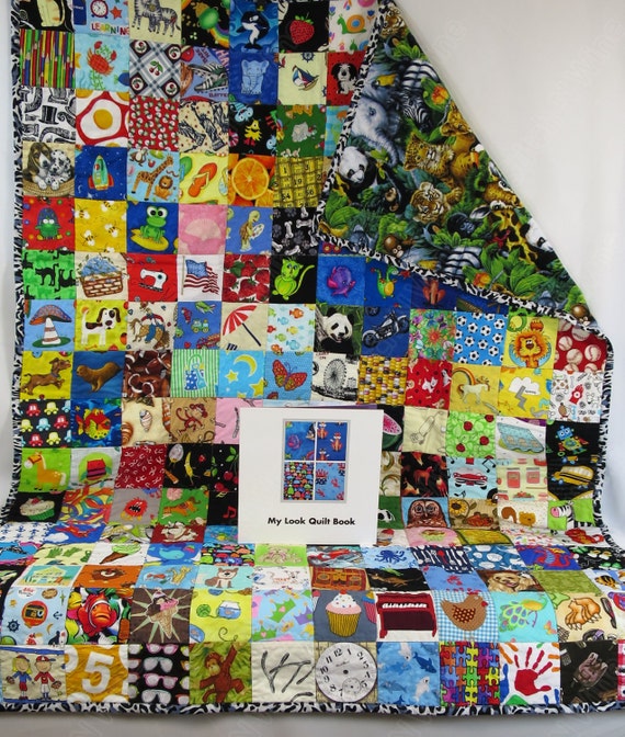 I Spy Quilt Look Quilt with Rhyming My Look Quilt Book