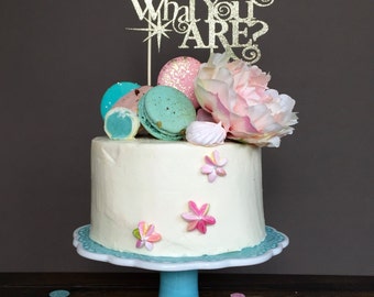 Gender reveal cake topper, cake topper, cake topper Baby shower, gender reveal decorations, baby shower decorations, party supplies