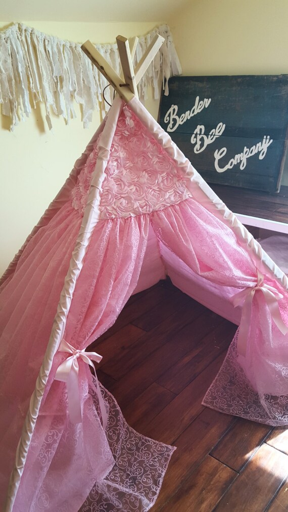 Pink Teepee Play Tent Teepee Teepee Tent Tent by