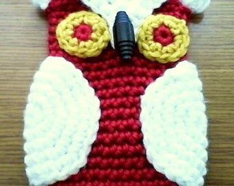 Crochet Owl Cell Phone Cozy