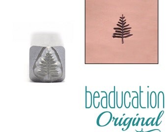 Evergreen Tree Metal Stamp / Christmas Tree, Small 5mm Metal Stamp - Metal Stamping / Punch Tools Metal Stamped Jewelry Making Tools (DS538)