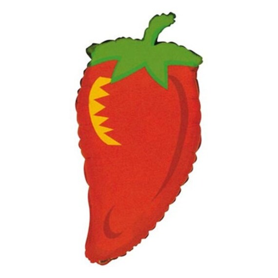 Chili Pepper Balloons 32 Red Hot chili Peppers Foil