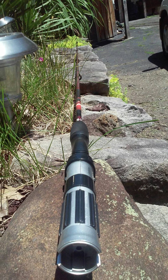 Star wars light saber custom fishing rod