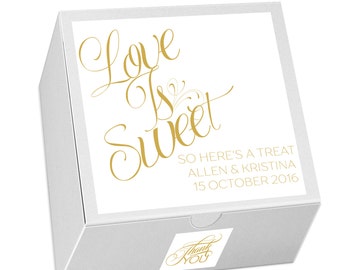 Small Wedding Cake Box, Wedding Favors, Mr. and Mrs., Event Favors, Party Favors, Favor Boxes, Donut Favor Box, Doughnut Box, Cupcake Boxes