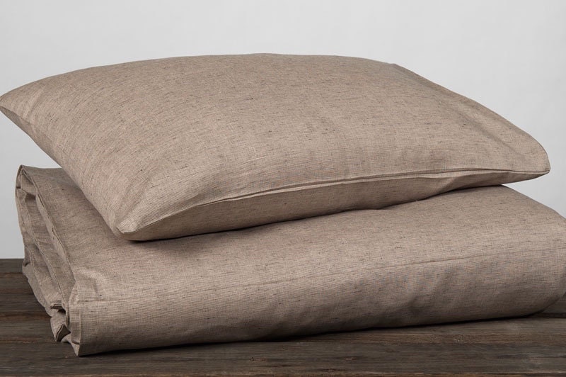 Brown linen pillow case linen pillowcase cotton pillowcase