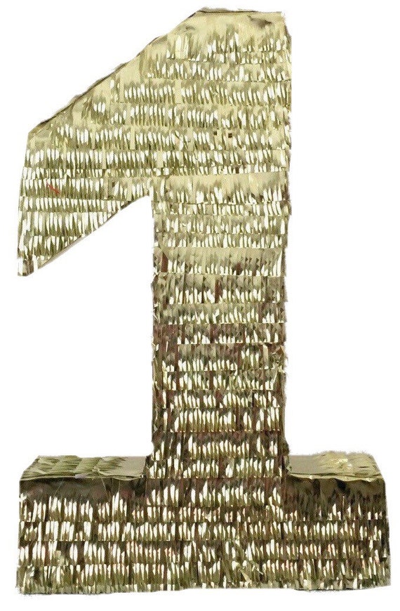 Number Pinata Gold Color Silver Color By Theperfectpinata On Etsy