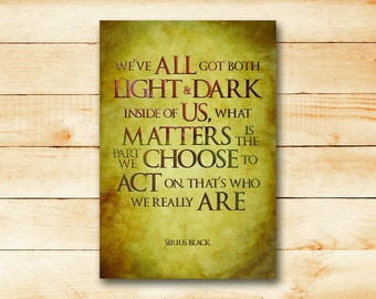 Sirius black quote | Etsy