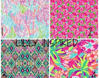 Lilly Pulitzer,Printed Vinyl, Patterned Vinyl, HTV Prints, Vinyl Prints, Heat Transfer VInyl, 651, Vinyl Sheets, Glitter Heat Transfer Vinyl