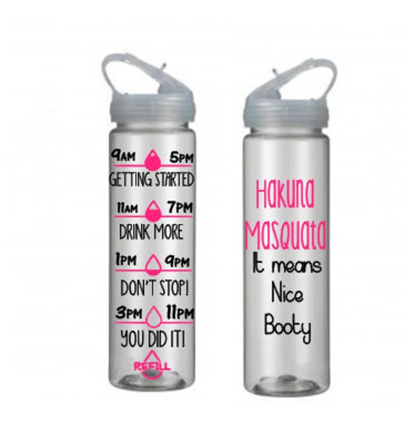 Motivational Water Bottle Personalized Water by SiplySophisticated
