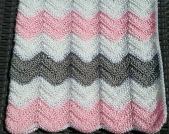 Striped baby blanket Dr. Seuss inspired crochet carseat