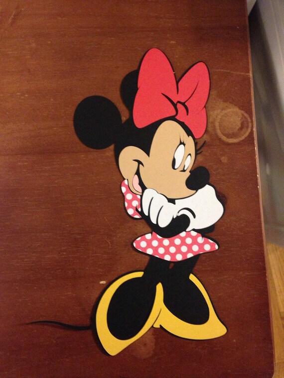 Minnie Mouse die cut
