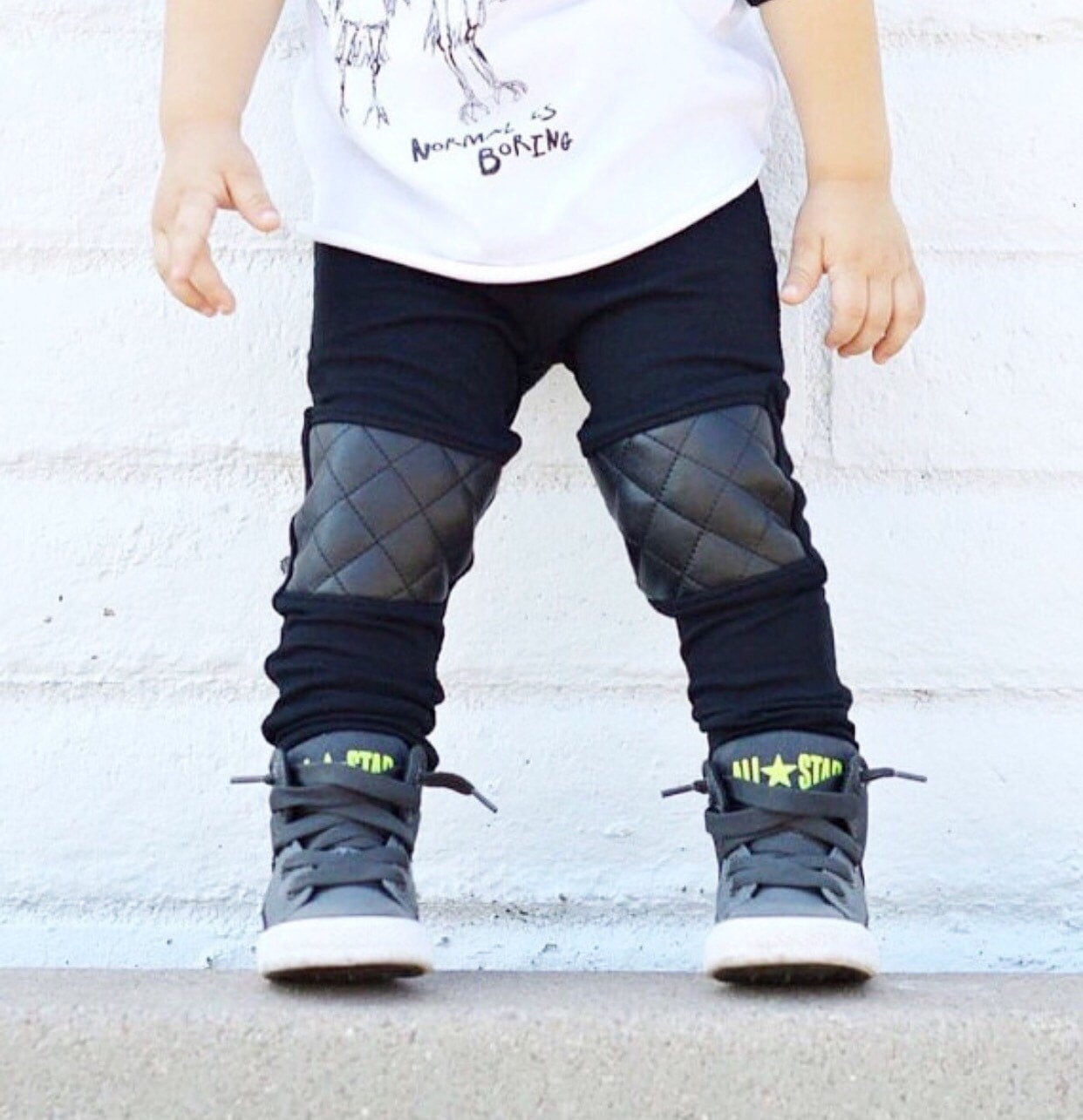 Quincy Mae Baby & Toddler Clay Ribbed Leggings | HONEYPIEKIDS