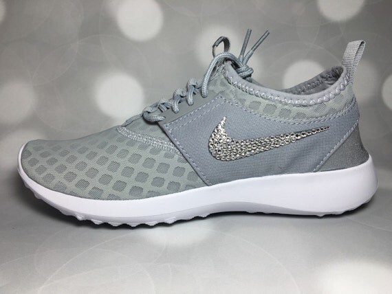 Nike Juvenate In Grey Embellished With Genuine Swarovski