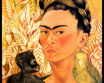 Impression de Frida Kahlo racines le Pedregal Print