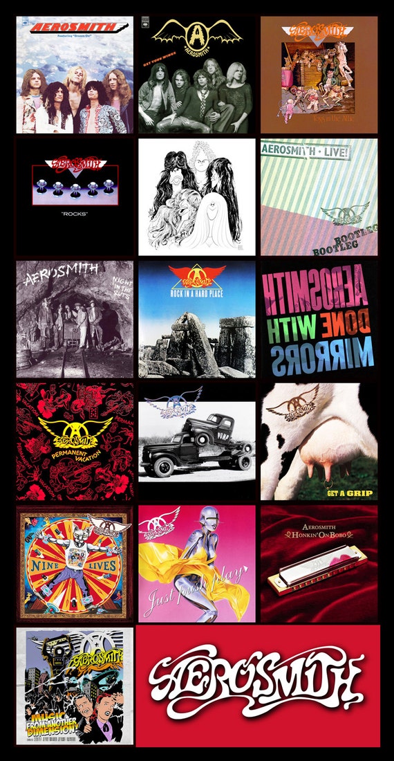 AEROSMITH discography 4.5 x 3