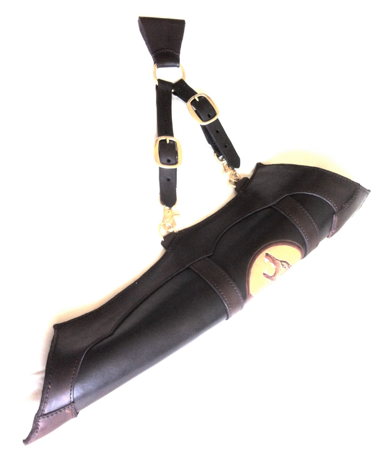Leather Side Quiver on Adjustable hanger straps