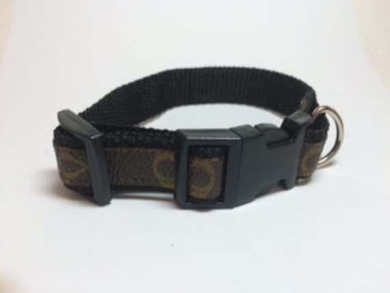 Louis Vuitton Dog Collar Repurposed Recycled Upcycled