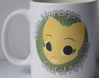 Prequel Katia Managan seal of approval mug