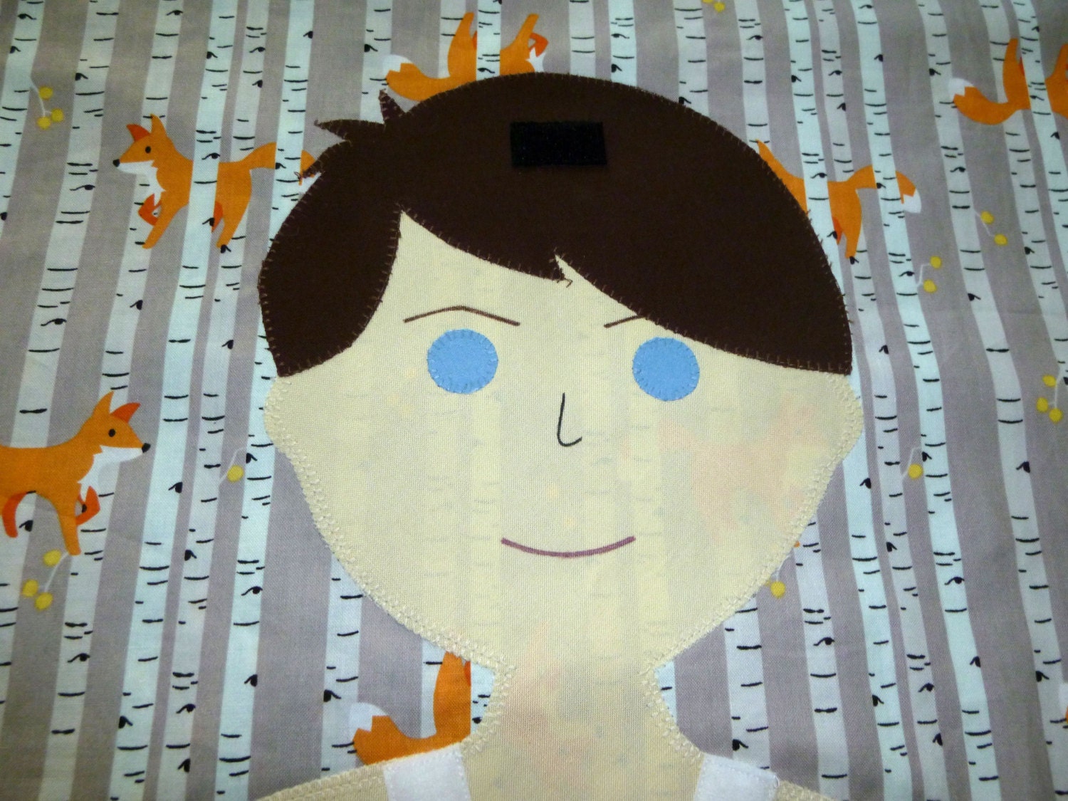 BOY Dress Me Doll Quilt Paper Doll Quilt by PiecesOfThePrairie