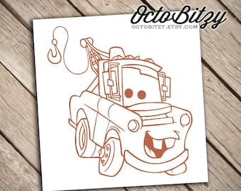 Tow Mater, Disney Cars Decal Sticker
