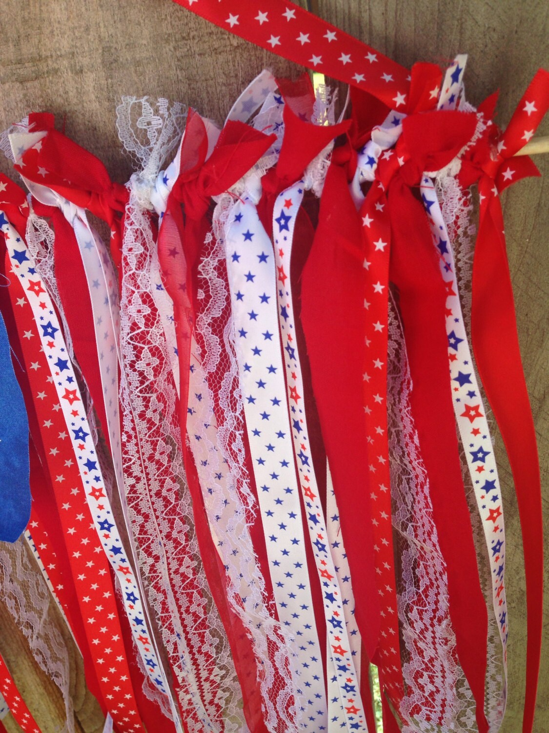 American Flag Ribbon Flag Ribbons USA Flag Patriotic Home