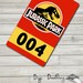 Jurassic Park Costume Jurassic Park ID Badge Visitor Pass