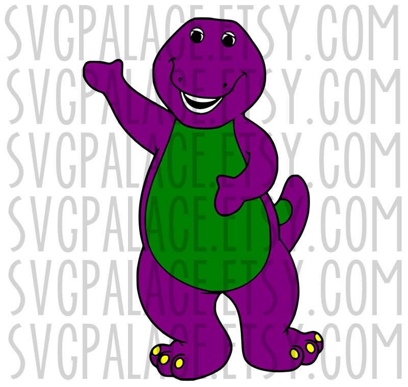 Barney SVG Cut File. Cricut Explore. SCAL. MTC. Silhouette.