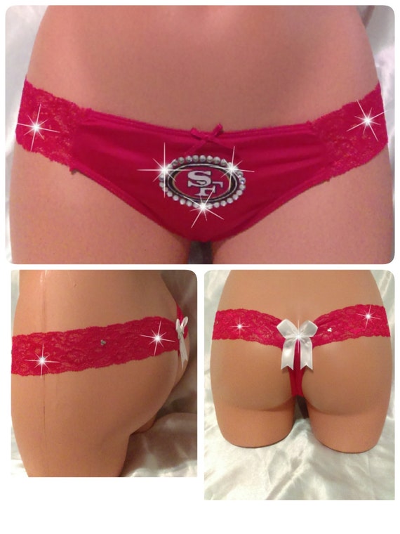 NFL thong San Francisco 49ers lingerie 49ers by sparklebraz