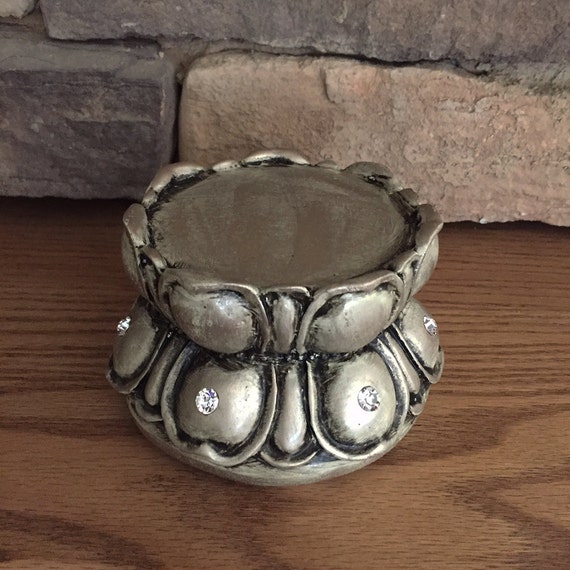 Luxury Pillar Candle Holder Rhinestone Candle Holder Home