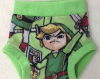 Zelda Fleece Soaker Cloth Diaper Cover
