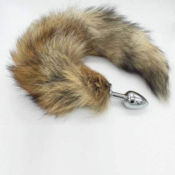 Real Fur Tail Butt Plug Dildo 13 SET Fox TAIL By BestFa