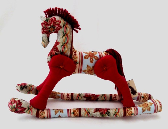 stuffed animal rocking horse