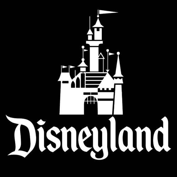 Disneyland Vinyl Car Decal // Disneyland Castle by StickerShop77