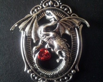 Fantasy "The guardian of the Rose" necklace