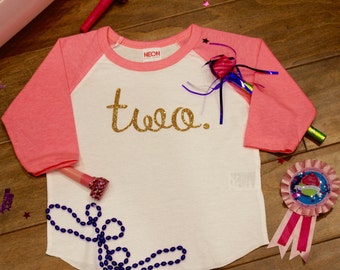 Girls Second Birthday Shirt, Girls Second Birthday, 2nd Birthday Shirt; Girls 2nd Birthday, Two, Two Birthday Shirt