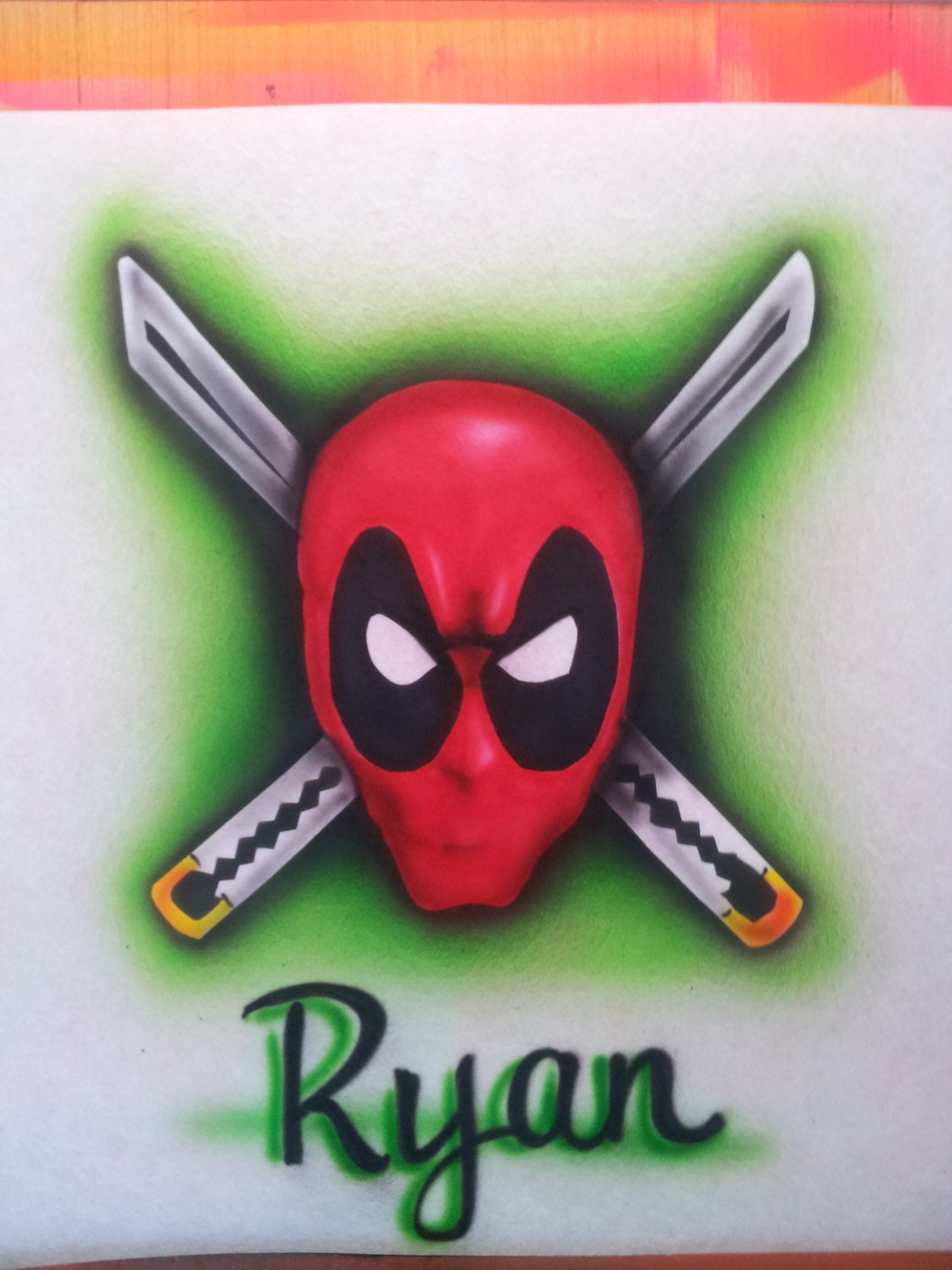 Deadpool with swords