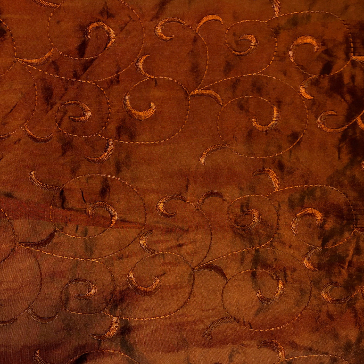 Bronze Drapery Fabric / Bronze Fabric / Upholstery Fabric