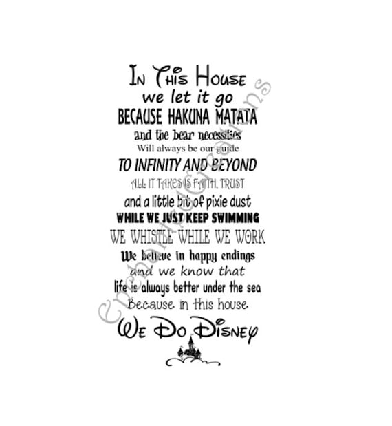 SVG file In This House We Do Disney by EnchantedCreationsWE