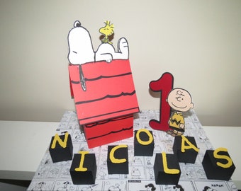 Peanuts Snoopy Inspired 3D Centerpiece (1)