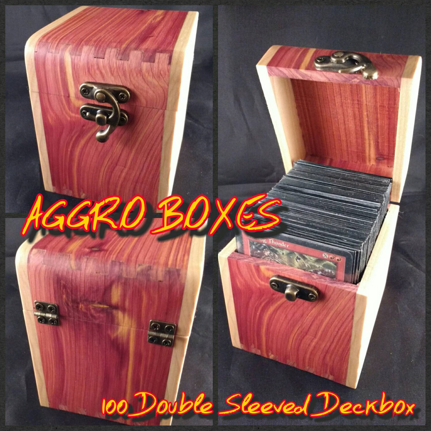 Magic the Gathering Deck Box Holds 100 Double Sleeved Cards