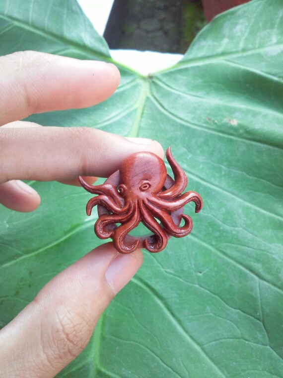 Wood tunnels kraken 2g 0g 00g 7/16 1/2