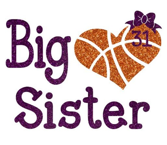 big sister basketball shirts