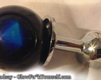 MATURE - Magic 8 ball style fortune telling butt plug!! Be the hit of every party, twerking it psychic style!