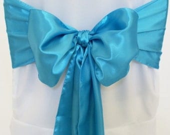 Wedding Sash - Chair Sash, Chair Decor, Wedding Chair Decoration, Chair Ribbon, Chair Bow, Pew Bow, Isle Decoration,