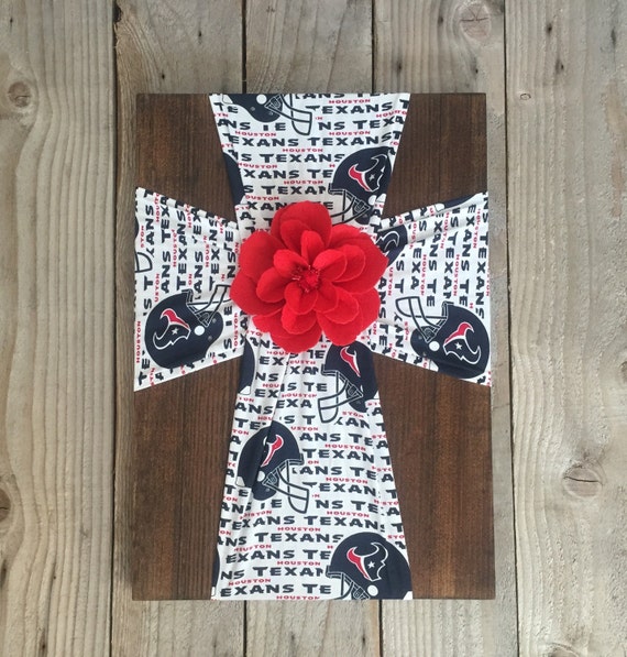 Houston Texans Fabric Cross Decor Houston Texans Baby Boy